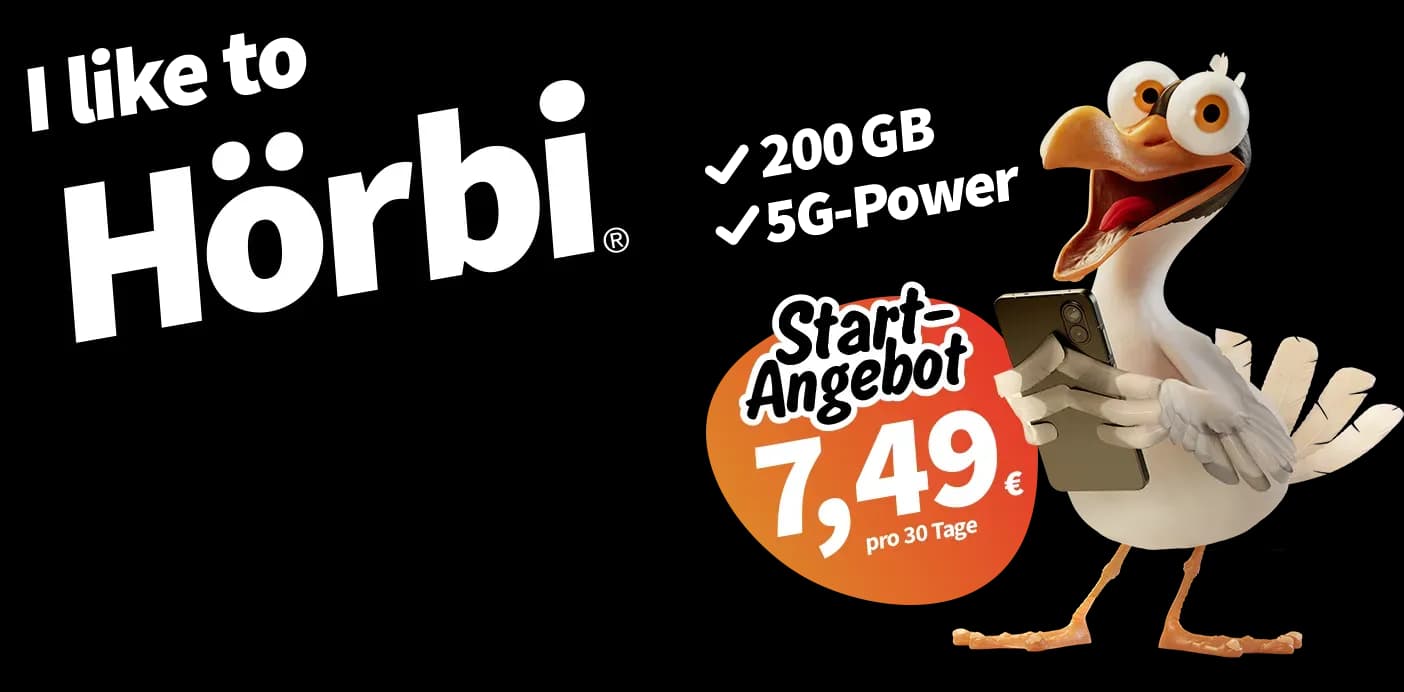 Günstigste Handytarife von Hörbi.