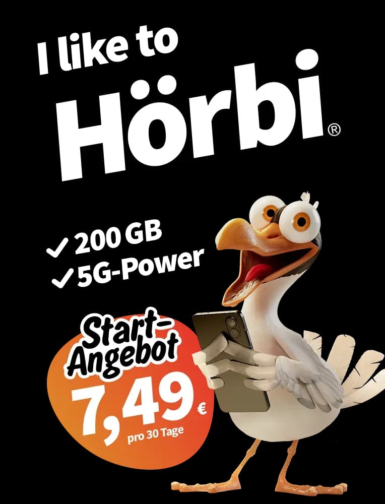 Günstigste Handytarife von Hörbi.